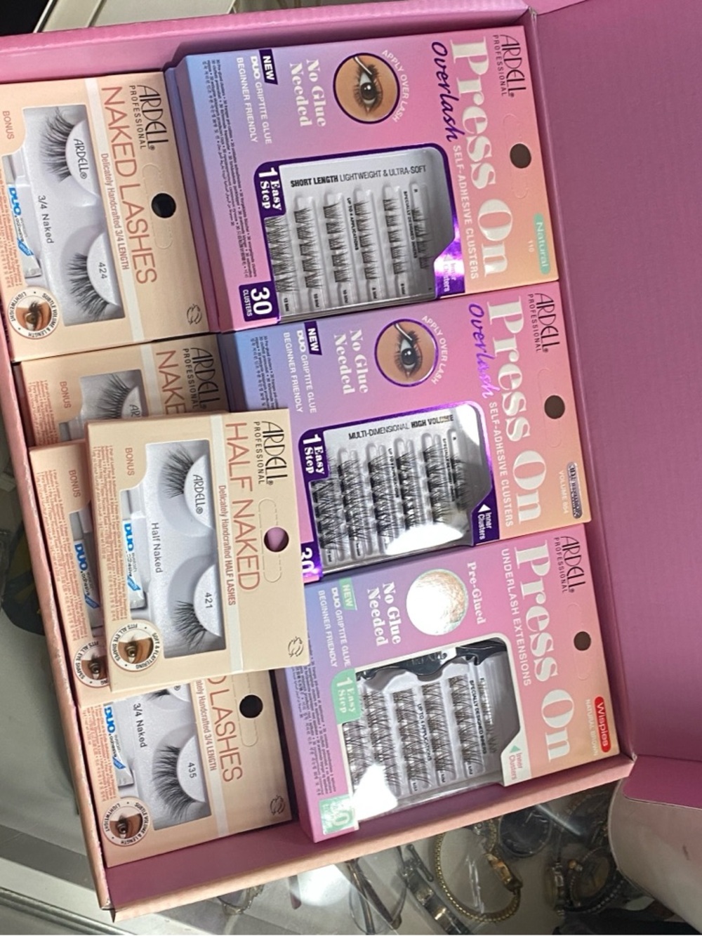Ardell Lash Assortment in Pink and Beige Packaging - Picture 2 of 6